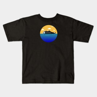 submarine animation Kids T-Shirt